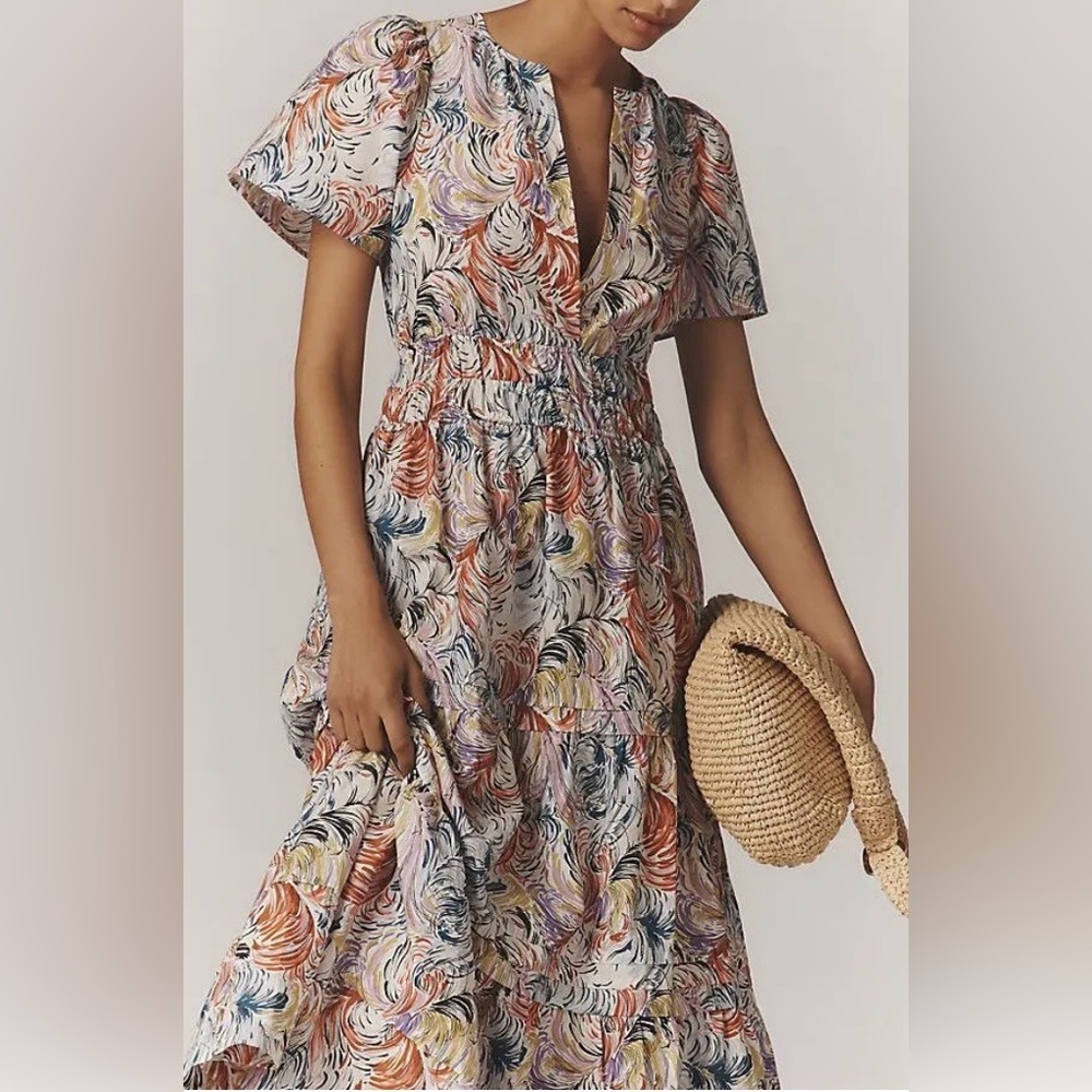 NWT Size S - The Somerset Maxi Dress 100% Cotton with Pockets (NWT US$ 168) - Picture 3 of 16